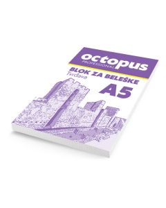 Blok za beleŠke a5 50l octopus unl-0525 - 75683