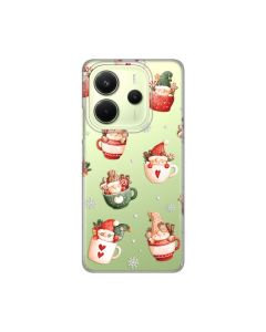 Maska za Xiaomi Redmi Note 14 4G (SRB) Ho Ho Ho Silikonska Print