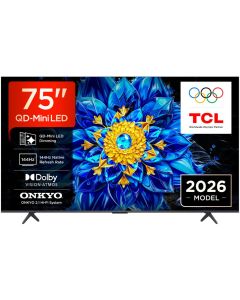 TCL Televizor 75P8L, 4K Ultra HD, QLED-Mini LED, Google TV