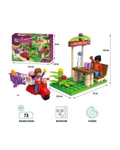 BLOCKI Kocke Devojka na pikniku 73 dela - 76-0115