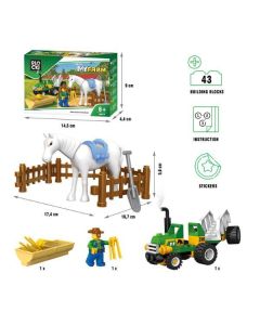 BLOCKI Kocke Konj sa dodacima 43 dela - 76-0318
