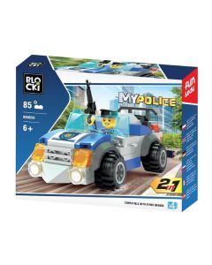 BLOCKI Kocke Policijski džip 2u1 - 76-0658