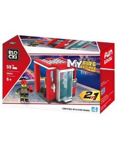 BLOCKI Kocke Vatrogasna stanica 2u1 59 delova - 76-0853