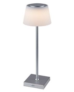 Rabalux Stona lampa Taena LED 4W srebrna (76013) - 76013