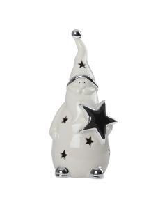FESTA Novogodišnja figura Deda Mraz sa zvezdom, 18 cm 760360 - 760360