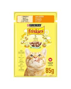 FRISKIES Vlažna hrana za mačke u sosu sa piletinom 85g - 7613036964043
