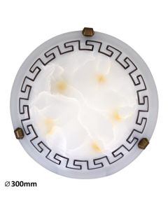 Rabalux Plafonjera Etrusco E27 1x MAX 60W belo staklo - alabaster (7648) - 7648