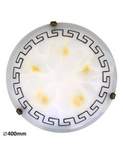 Rabalux Plafonjera Etrusco E27 2x MAX 60W belo staklo - alabaster (7649) - 7649