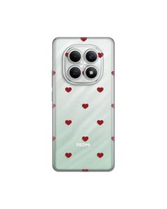 Maska za Xiaomi Redmi Note 15 5G Red Hearts Silikonska Print
