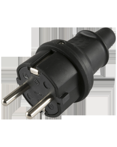 home Strujni utikač šuko, ravni, gumirani, IP44 - NGD 01