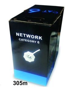 GEMBIRD Upc 6004 Bor Beli CCA cat 6 305m pun presek,indoor 5003 - 7704