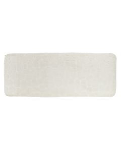TENDANCE Prostirka za kupatilo 45x120cm Pebble, bela - 7743161