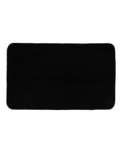 TENDANCE Prostirka za kupatilo 45x75cm, mikrofiber/crna - 7746103