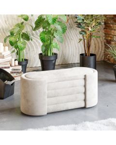 ATELIER DEL SOFA Klupa Rosa Boxed, krem