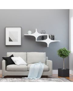 HANAH HOME Zidna polica Susen 2, bela