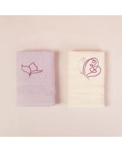 STEFAN Set peškira 50x100 cm 2/1 Duet lila - 776-lila