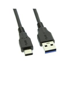 E-GREEN Kabl USB 3.0 A- USB 3.1 Tip C M/M 1m, crna - 53071-1