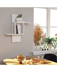 HANAH HOME Zidna polica Mill, bela