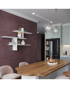 HANAH HOME Zidna polica Leo, bela - 776HMS1732