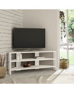 HANAH HOME Ugaona TV komoda Thales Corner, bela - 776HMS3040