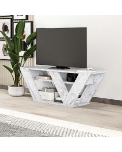 HANAH HOME TV komoda Pipralla, mermer bela