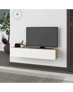 HANAH HOME TV komoda Francy 135, braon/bela