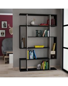 HANAH HOME Polica za knjige Mito, bež/antracit - 776HMS3617