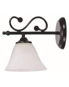 Rabalux Zidna lampa Dorothea E14 1x MAX 40W mat crno (7771) - 7771