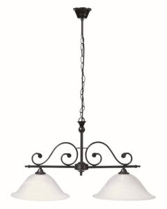 Rabalux Luster Dorothea E27 2x MAX 60W mat crno (7777) - 7777
