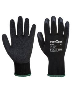 PORTWEST Rukavice A100 Grip latex, crna - 54317XL