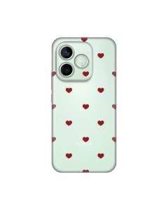Maska za Honor 600 Lite Red Hearts Silikonska Print