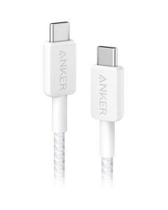 ANKER 322 TypeC na TypeC kabl pleteni 1.8m, bela