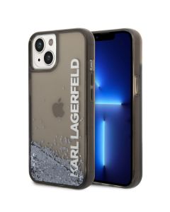 LICENSED KARL LAGERFELD Karl Lagerfeld Futrola za iPhone 14 LIQ. GLITTER ELONG BLACK - KLHCP14SLCKVK
