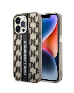 LICENSED KARL LAGERFELD Karl Lagerfeld Futrola za iPhone 14 Pro Max MONO VERTICAL STRIPE BLACK - KLHCP14XHKLSPCK
