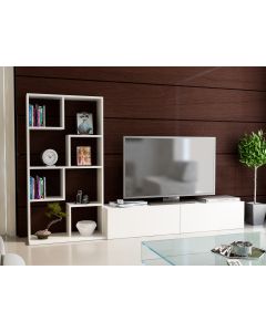 HANAH HOME TV komoda Bare, bela - 788DEC3081