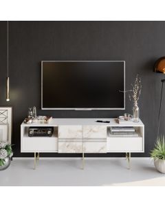 HANAH HOME TV komoda Derin, bela - 788DEC4011