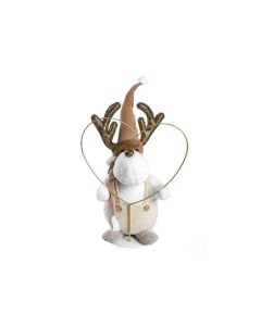 FESTA Novogodišnja figura irvas bez srce, 47cm - 790100