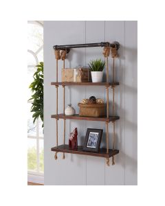 HANAH HOME Zidna polica Gar005, braon - 792EVL2667