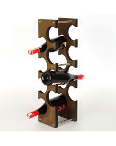 HANAH HOME Polica za vino Meh216, braon - 792EVL4306