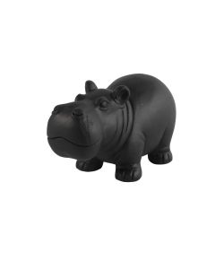 DEKOR DOM Figura HIPPOPOTAMUS 22cm 793601 - Black - DCS