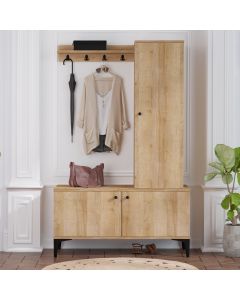 HANAH HOME Cipelarnik sa čivilukom Lex, braon