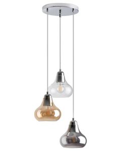 Rabalux Visilica Jezabel E27 3x MAX 60W hrom (7977) - 7977
