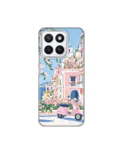 Maska za Honor X8c Pink Italy Silikonska Print