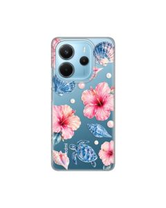 Maska za Xiaomi Redmi Note 14 4G (SRB) Hibiscus Sea Silikonska Print Skin