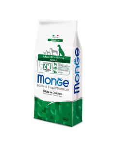 MONGE Hrana za pse piletina MAXI ADULT 12KG - 8009470004411