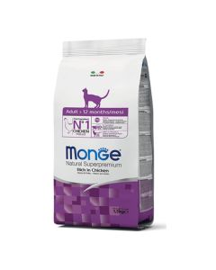 MONGE Hrana za mačke piletina ADULT 1.5KG - 8009470004992