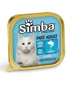 SIMBA Pašteta za mačke Adult riba 100g - 8009470009232