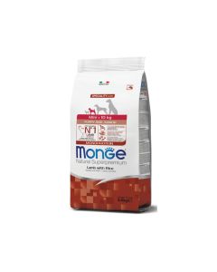 MONGE Hrana za pse jagnjetina i pirinač MINI P&J 7.5KG - 8009470011075