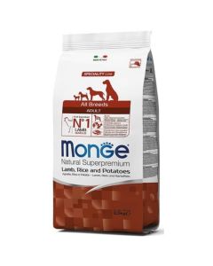 MONGE Hrana za pse jagnjetina ALL BREEDS ADULT 2.5KG - 8009470011310