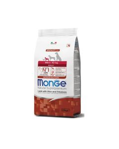 MONGE Hrana za pse jagnjetina, pirinač i krompir MINI ADULT 7.5KG - 8009470011556